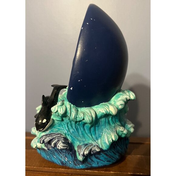Y2K Sea World Orca Ceramic LightUp Musical Collectible Figurine Sealife WORKS‎ - Picture 6 of 13